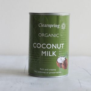 Leche de coco cremosa orgánica 400 ml.