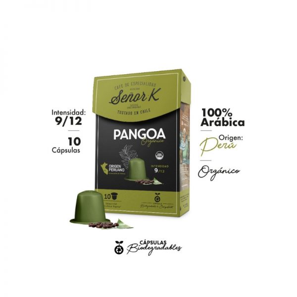 Café PANGOA ORGÁNICO - Perú (10 cápsulas)